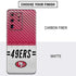 NFL San Francisco 49ers White Striped Galaxy S20 Ultra 5G Skin